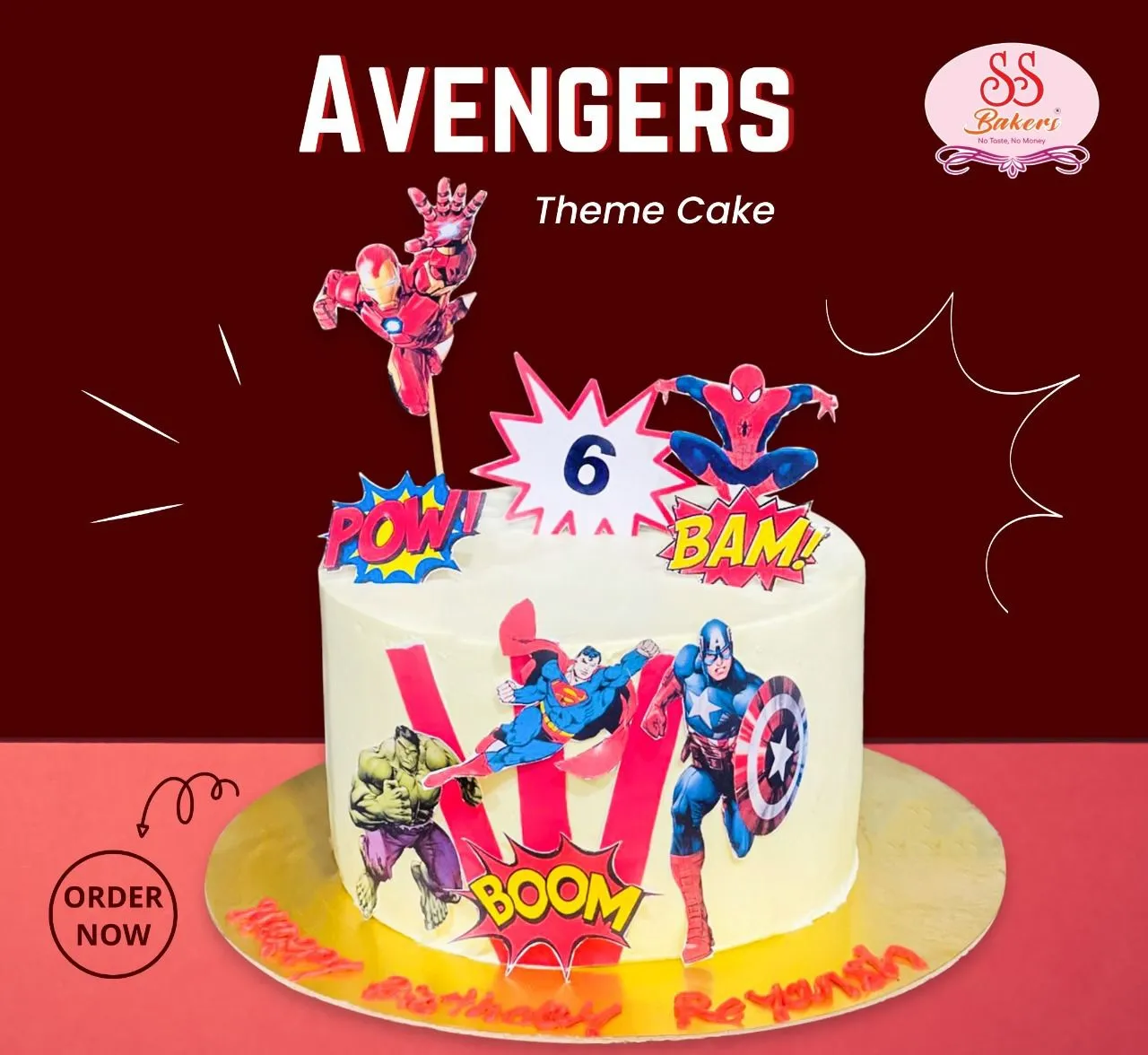 Avengers Superhero Cake C In Gurgaon