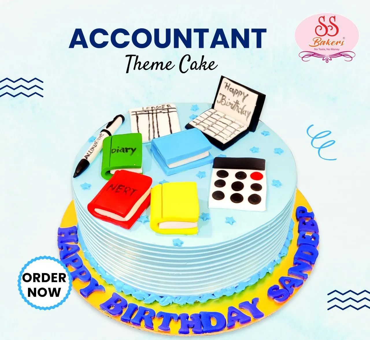Buy Charted Accountant Girl Cake Online | FaridabadCake